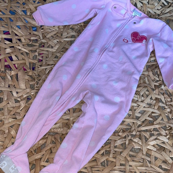 18 Month Carters zip-up Footie pajamas - Picture 8 of 9